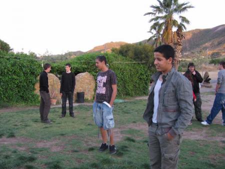 el primer dia del viaje el Rachid Y Yo